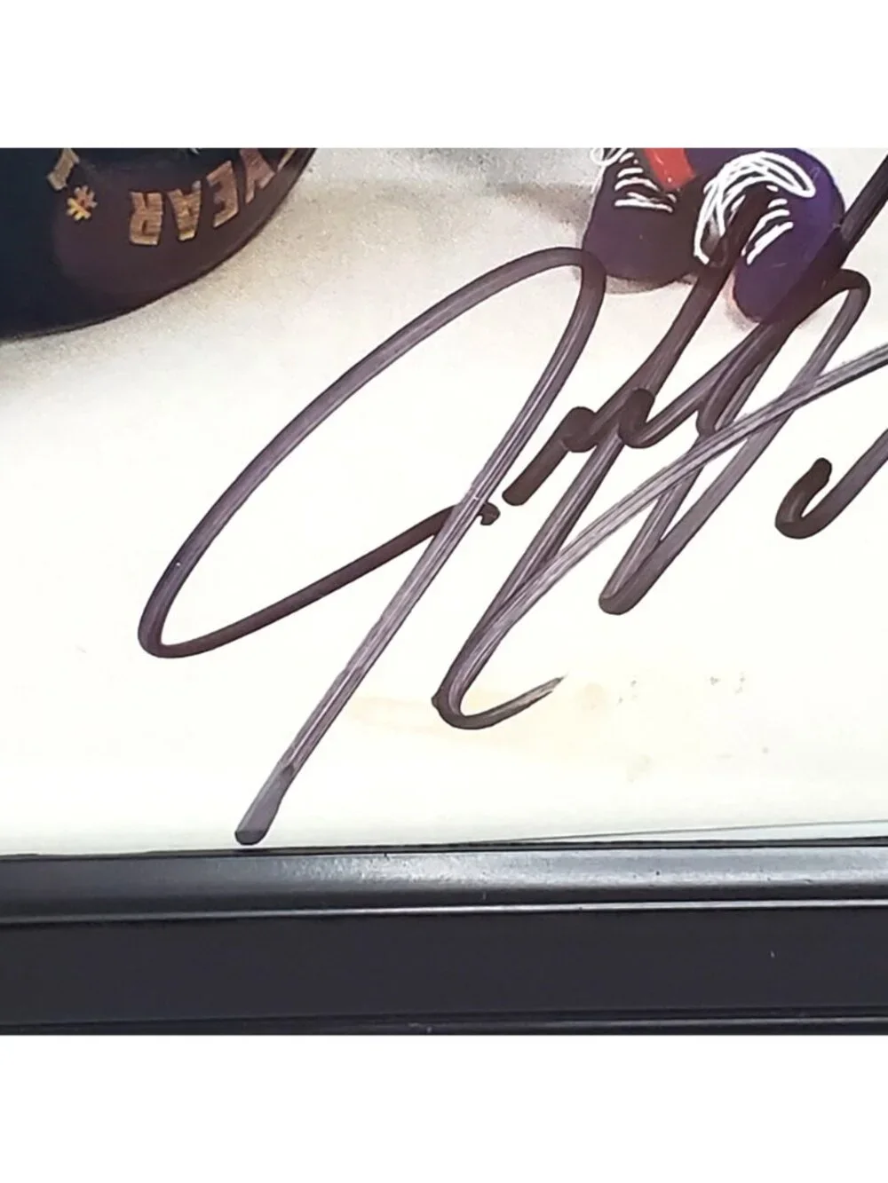 Jeff Gordon #24 DuPont Chevy Lumina ROOKIE YEAR 1994 Autographed Framed Picture - Picture 4 of 8